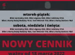 Nowy cennik Kina Piast 